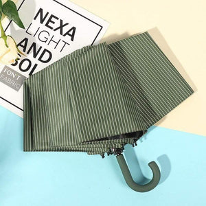 Planet Gates 100004777 YS200050GN Fashion Black&white Dot Umbrella Rain Women Uv Hook U-shape Curved Handle Umbrella For Women Windproof Umbrellas YS200052