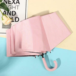 Planet Gates 100004777 YS200050PK Fashion Black&white Dot Umbrella Rain Women Uv Hook U-shape Curved Handle Umbrella For Women Windproof Umbrellas YS200052