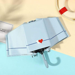 Planet Gates 100004777 YS200051BU Fashion Black&white Dot Umbrella Rain Women Uv Hook U-shape Curved Handle Umbrella For Women Windproof Umbrellas YS200052