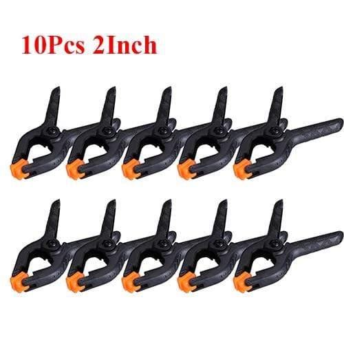 Planet Gates 100007505 10pcs 2inch 2/3/4/6/9inch Woodworking Tools Plastic Spring Clip Clamps For Woodworking Carpentry Clamps Herramientas Ferramentas