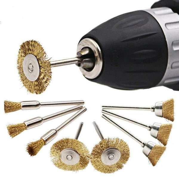 Planet Gates 100007505 10pcs Grinding And Polishing Accessories Steel Rotary Brush Wire Wheel Brushes For Grinder Rotary Tool For Mini Drill Poli