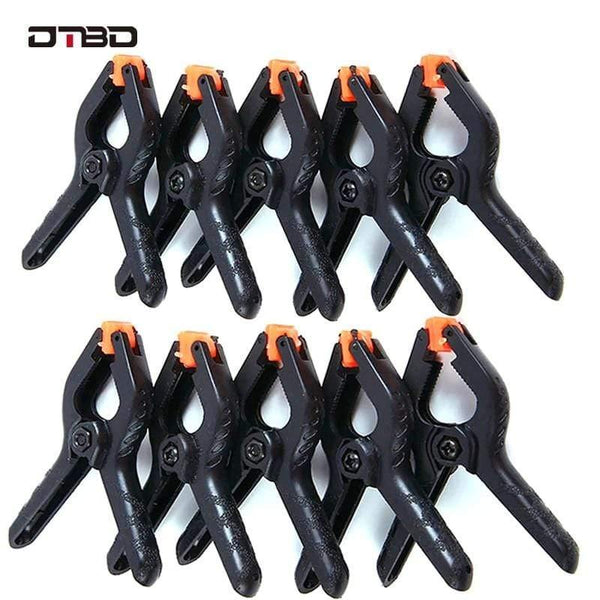 Planet Gates 100007505 10pcs Portable Plastic Nylon Toggle Clamps DIY Hand Tools For Woodworking Spring Clip Photo Studio Background Clamp