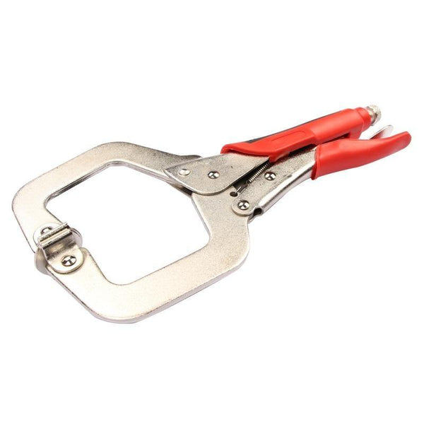 Planet Gates 100007505 11 inch Clamp Pocket Hole Jig Kit System Woodworking Inclined Hole Locator Puncher Locator W/ Step Drill Bit & Accessories