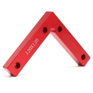 Planet Gates 100007505 120mm Ruler Woodworking Right Angle Positioning Clamps Adjustable 90 Degrees L-Shaped Auxiliary Fixture Positioner Aluminium Corner Ruler