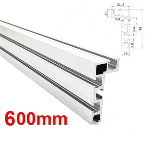 Planet Gates 100007505 1pc 600mm 600mm/800mm Aluminium Profile Fence 75mm Height With T-tracks And Sliding Brackets Miter Gauge Fence Connector For Woodworking