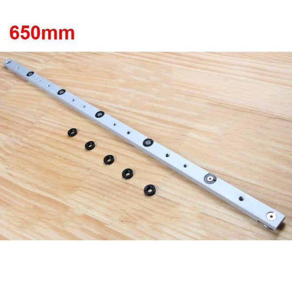 Planet Gates 100007505 1Pc 650mm Miter Bar Aluminium Alloy T-tracks Slot Miter Track And Miter Bar Slider Table Saw Miter Gauge Rod Woodworking Tools DIY