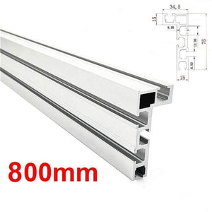 Planet Gates 100007505 1pc 800mm 600mm/800mm Aluminium Profile Fence 75mm Height With T-tracks And Sliding Brackets Miter Gauge Fence Connector For Woodworking