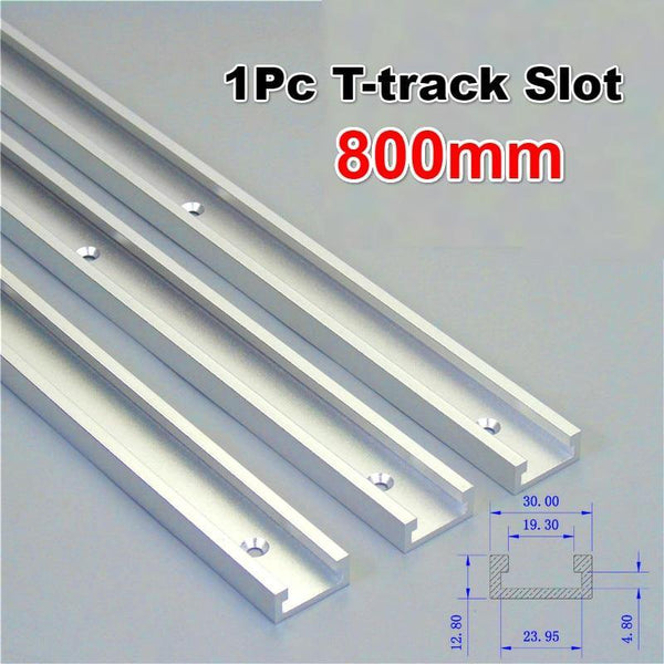 Planet Gates 100007505 1Pc 800mm T-track Aluminium Alloy T-tracks Slot Miter Track And Miter Bar Slider Table Saw Miter Gauge Rod Woodworking Tool Durable In Use