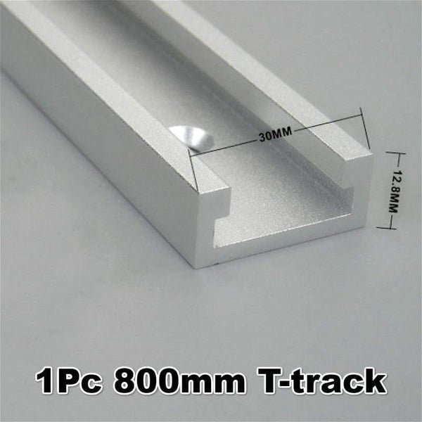 Planet Gates 100007505 1Pc 800mm T-track Aluminium Alloy T-tracks Slot Miter Track And Miter Bar Slider Table Saw Miter Gauge Rod Woodworking Tools DIY