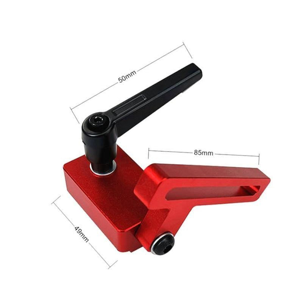 Planet Gates 100007505 1Set Miter Track Stop And Aluminium Alloy T-tracks Slot Miter Track Jig Fixture T-Slot Woodworking Tool DIY Manual