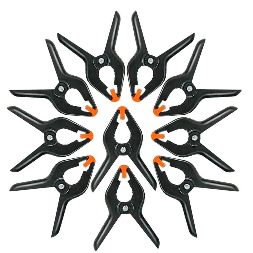 Planet Gates 100007505 2 Inch Fixed Clip Woodworking Bar Woodworking Tools A Clamp Clip Hard Grip Ratchet Release Squeeze DIY Hand Carpenter Tool Clamp