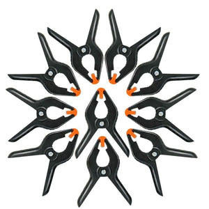 Planet Gates 100007505 2 Inch Fixed Clip Woodworking Bar Woodworking Tools A Clamp Clip Hard Grip Ratchet Release Squeeze DIY Hand Carpenter Tool Clamp