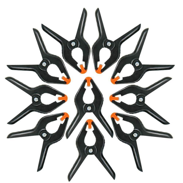 Planet Gates 100007505 2 Inch Fixed Clip Woodworking Bar Woodworking Tools A Clamp Clip Hard Grip Ratchet Release Squeeze DIY Hand Carpenter Tool Clamp