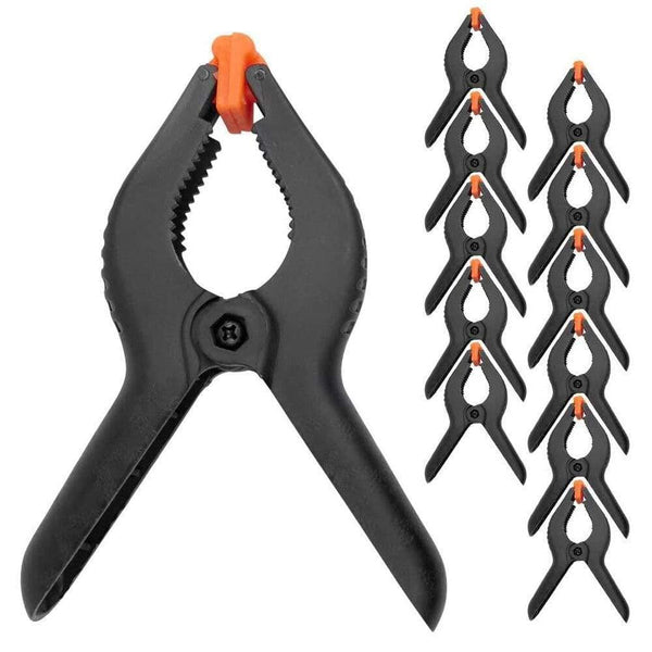 Planet Gates 100007505 2 Inch Fixed Clip Woodworking Bar Woodworking Tools A Clamp Clip Hard Grip Ratchet Release Squeeze DIY Hand Carpenter Tool Clamp