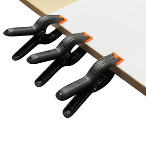 Planet Gates 100007505 2 Inch Fixed Clip Woodworking Bar Woodworking Tools A Clamp Clip Hard Grip Ratchet Release Squeeze DIY Hand Carpenter Tool Clamp