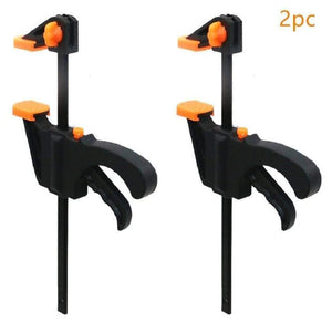 Planet Gates 100007505 2pc orange 1/2pc 4" F Woodworking Clamp Clamping Device Adjustable DIY Carpentry Gadgets Quick Ratchet Release Speed Squeeze Hand Tools