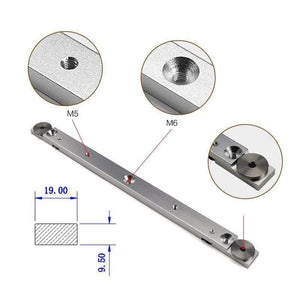Planet Gates 100007505 300/450/650mm Aluminium Alloy T-tracks Slot Miter Bar Slider Table Saw Miter Gauge Rod Woodworking Tools DIY