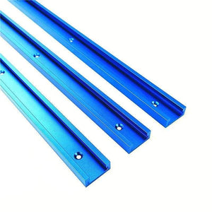 Planet Gates 100007505 300-800mm Woodworking T-slot Miter Track Aluminum Alloy T-Track Miter Gauge Track Slot For Wood Working Workbench Tools