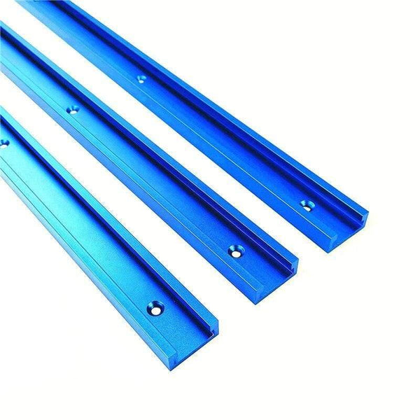 Planet Gates 100007505 300-800mm Woodworking T-slot Miter Track Aluminum Alloy T-Track Miter Gauge Track Slot For Wood Working Workbench Tools