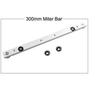Planet Gates 100007505 300mm-A Woodworking T-tracks Slot Miter Track Aluminium Alloy Miter Track Miter Bar Slider Table Saw Miter T Screw T Slider Tools DIY