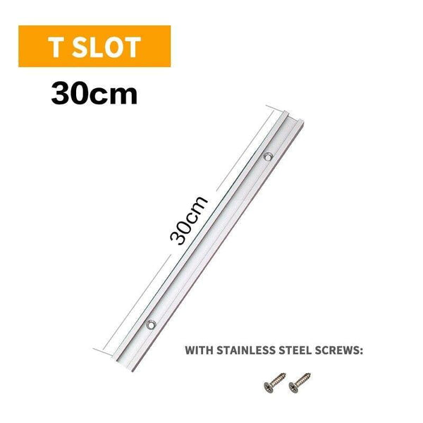 Planet Gates 100007505 300mm-B Woodworking T-tracks Slot Miter Track Aluminium Alloy Miter Track Miter Bar Slider Table Saw Miter T Screw T Slider Tools DIY
