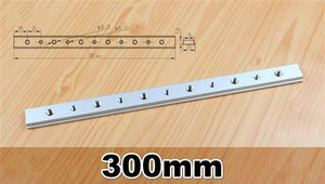 Planet Gates 100007505 300mm with hole Aluminium T Track Slot M6 M8 Slide Slab For T-slot T-track Miter Track Fixture Slot Woodworking Tool Router Table Tools