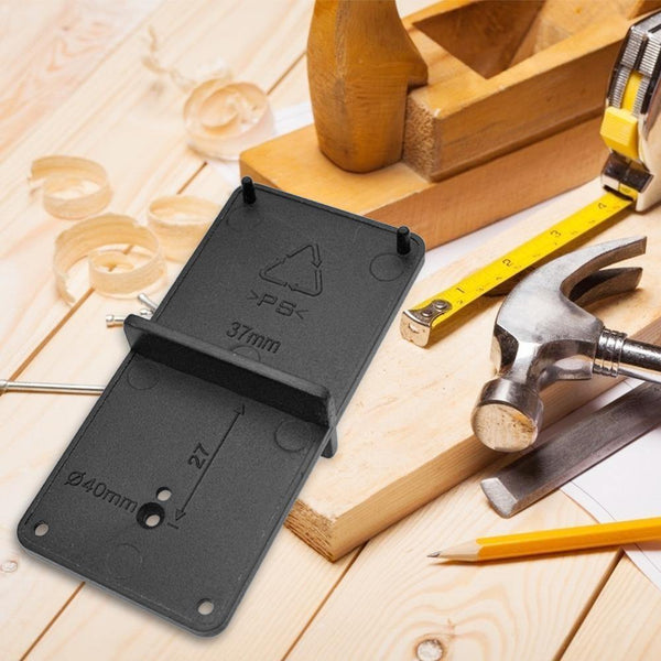 Planet Gates 100007505 35/40mm Woodworking Punch Hinge Drill Hole Opener Locator Guide Drill Bit Hole Tools Door Cabinets DIY Template Woodworking Tool