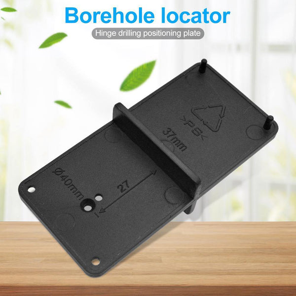 Planet Gates 100007505 35/40mm Woodworking Punch Hinge Drill Hole Opener Locator Guide Drill Bit Hole Tools Door Cabinets DIY Template Woodworking Tool