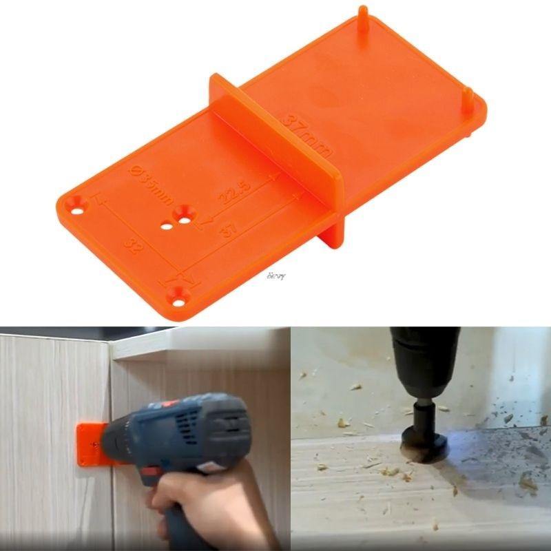 Planet Gates 100007505 35mm 40mm Hinge Hole Drilling Guide Locator Hole Opener Template Door Cabinets DIY Tool For Woodworking Tool Drop Ship