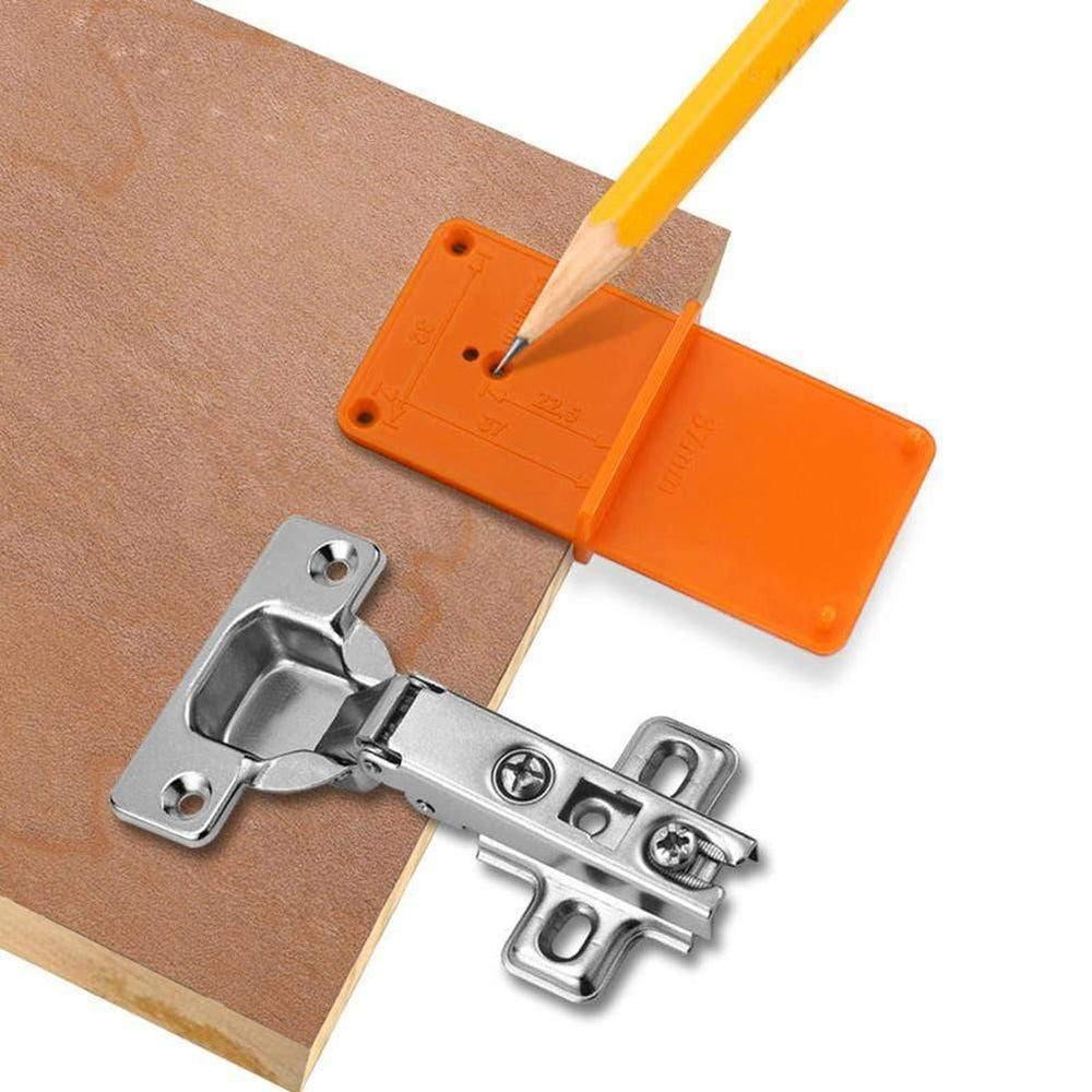 Planet Gates 100007505 35mm 40mm Hinge Hole Drilling Guide Locator Hole Opener Template Door Cabinets DIY Tools For Woodworking Hand Tools Set