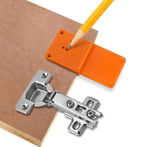 Planet Gates 100007505 35mm 40mm Hinge Hole Drilling Guide Locator Hole Opener Template Door Cabinets DIY Tools For Woodworking Hand Tools Set