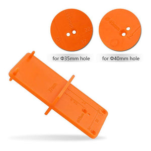 Planet Gates 100007505 35mm 40mm Hinge Hole Drilling Guide Locator Hole Opener Template Door Cabinets DIY Tools For Woodworking Hand Tools Set