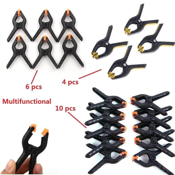Planet Gates 100007505 4 /6 /10pcs Spring Clamps Fixture Plastic Fastening Clips For LCD Screen IPad Phone Non-slip Handle Repair Tools Outillage