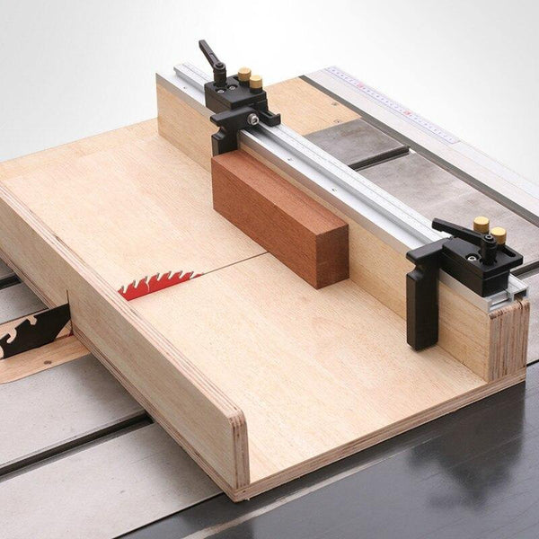 Planet Gates 100007505 400-800mm Aluminum Alloy T Track Slot With Scale And Miter Track Stop Movable Scale T-tracks Router Table Saw Woodworking DIY