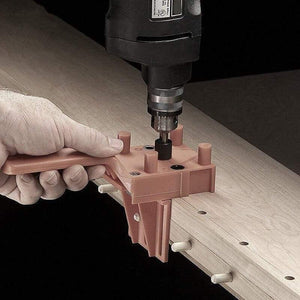 Planet Gates 100007505 41pcs/set Drill Guide Kit Dowel Bit Set Jig 6mm 8mm 10mm E,L,T Joints Alignment Pins Doweling Jig Hole Saw Tools