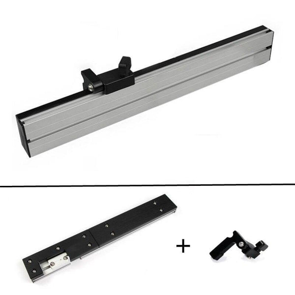 Planet Gates 100007505 450 Fence and Stoper 450mm Miter Gauge Table Saw/Router Miter Gauge And Aluminium Fence Sawing Assembly Ruler For Saw Table Router Woodworking Tools
