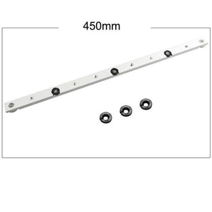 Planet Gates 100007505 450mm-A Woodworking T-tracks Slot Miter Track Aluminium Alloy Miter Track Miter Bar Slider Table Saw Miter T Screw T Slider Tools DIY