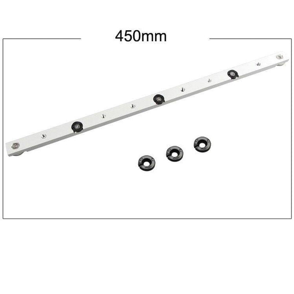 Planet Gates 100007505 450mm-A Woodworking T-tracks Slot Miter Track Aluminium Alloy Miter Track Miter Bar Slider Table Saw Miter T Screw T Slider Tools DIY