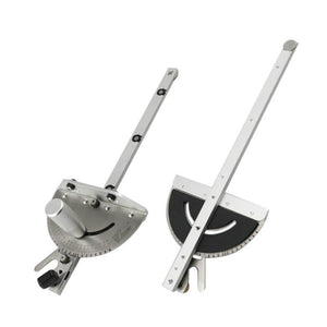 Planet Gates 100007505 450mm Miter Gauge Table Saw/Router Miter Gauge And Aluminium Fence Sawing Assembly Ruler For Saw Table Router Woodworking Tools