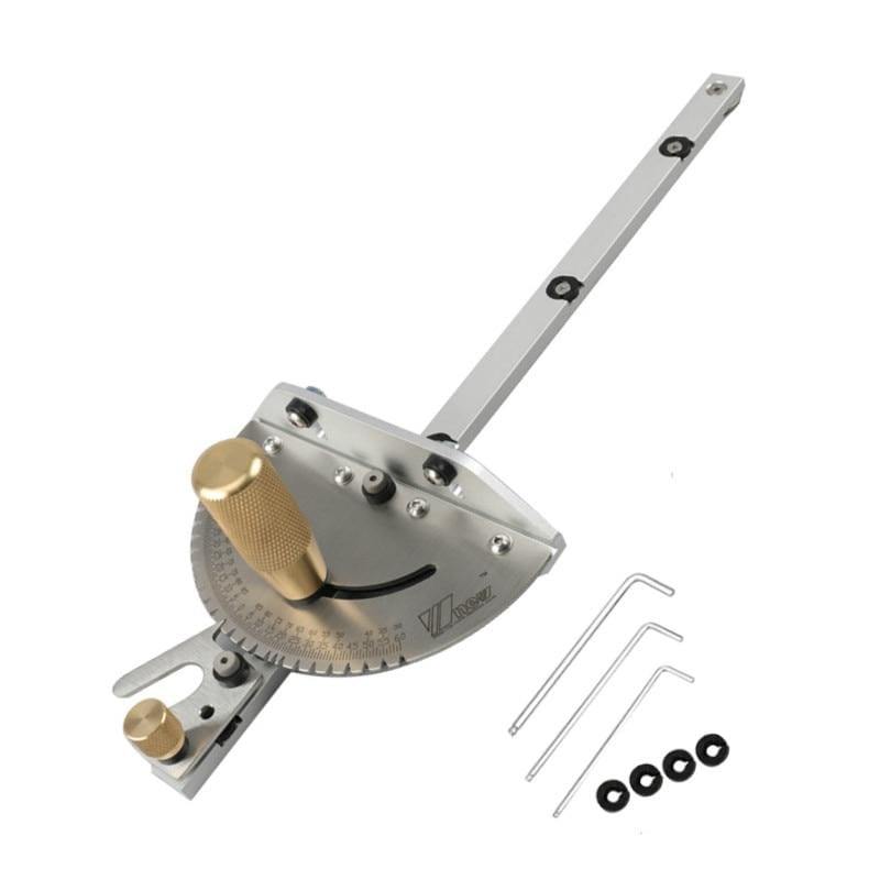 Planet Gates 100007505 450mm Miter Gauge Table Saw/Router Miter Gauge Sawing Assembly Ruler For Table Saw Router Wood Working Saw Tool
