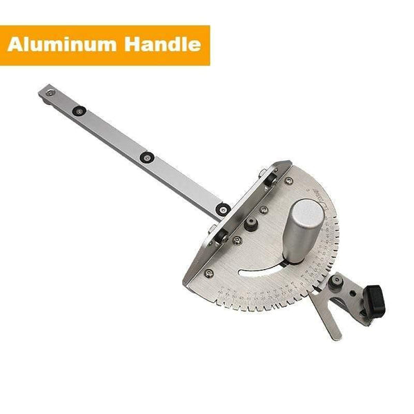 Planet Gates 100007505 450mm Miter Gauge with track Stop Table Saw/Router Miter Gauge Sawing Assembly Ruler for Table Saw Router Woodworking Tools DIY