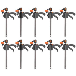 Planet Gates 100007505 4Inch 10Pcs 20pc 4 Inch Clip Quick Ratchet Release Speed Squeeze Wood Working Work Bar F Clamp Clip Kit Spreader Gadget Tools DIY Hand Tool
