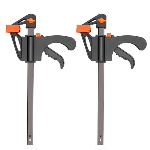 Planet Gates 100007505 4Inch 2Pcs 20pc 4 Inch Clip Quick Ratchet Release Speed Squeeze Wood Working Work Bar F Clamp Clip Kit Spreader Gadget Tools DIY Hand Tool