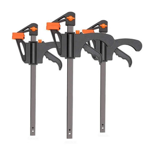 Planet Gates 100007505 4Inch 3Pcs 20pc 4 Inch Clip Quick Ratchet Release Speed Squeeze Wood Working Work Bar F Clamp Clip Kit Spreader Gadget Tools DIY Hand Tool