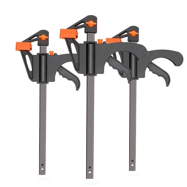Planet Gates 100007505 4Inch 3Pcs 20pc 4 Inch Clip Quick Ratchet Release Speed Squeeze Wood Working Work Bar F Clamp Clip Kit Spreader Gadget Tools DIY Hand Tool