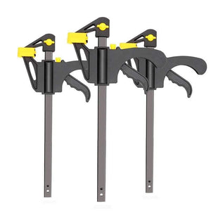 Planet Gates 100007505 4Inch 3Pcs AI-ROAD 2/3/4/5/8Pcs New Woodworking Clamp Bar F Clip 4 Inch Hard Grip Quick Ratchet Wood Working DIY Tool Carpenter Set