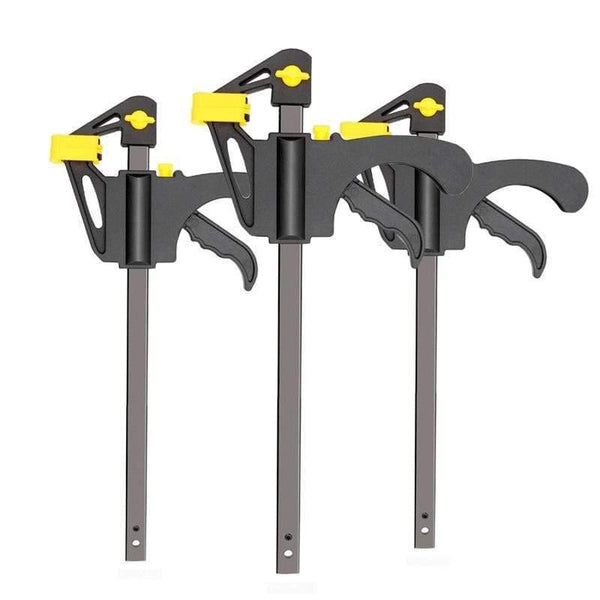 Planet Gates 100007505 4Inch 3Pcs AI-ROAD 2/3/4/5/8Pcs New Woodworking Clamp Bar F Clip 4 Inch Hard Grip Quick Ratchet Wood Working DIY Tool Carpenter Set
