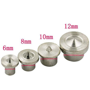 Planet Gates 100007505 4Pcs-6n8n10n12mm 4pcs 8pcs Panel Furniture Positioning Carpentry Log Dowel Tips Round Log Pin DIY Locator Wooden Pin Center Punching Accessories