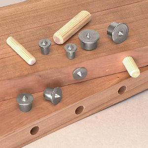 Planet Gates 100007505 4pcs 8pcs Panel Furniture Positioning Carpentry Log Dowel Tips Round Log Pin DIY Locator Wooden Pin Center Punching Accessories
