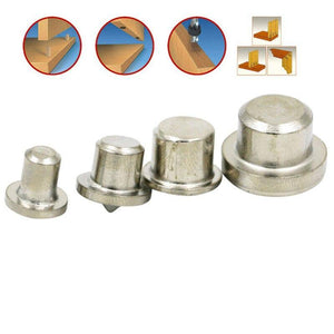 Planet Gates 100007505 4pcs 8pcs Panel Furniture Positioning Carpentry Log Dowel Tips Round Log Pin DIY Locator Wooden Pin Center Punching Accessories